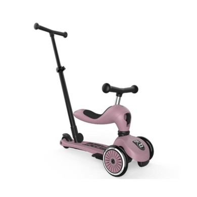 Παιδικό Πατίνι Highwaykick1 2 σε 1 Push and Go Ροζ SCOOT AND RIDE 