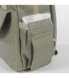 Τσάντα Αλλαξιέρα Backpack Poppy Olive Πουά WALKING MUM Τσάντα Αλλαξιέρα Backpack Poppy Olive Πουά WALKING MUM