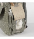 Τσάντα Αλλαξιέρα Backpack Poppy Olive Πουά WALKING MUM Τσάντα Αλλαξιέρα Backpack Poppy Olive Πουά WALKING MUM