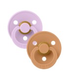 Πιπίλες Καουτσούκ 6-18 μηνών Violet Sky/Pumpkin 2τμχ BIBS Πιπίλες Καουτσούκ 6-18 μηνών Violet Sky/Pumpkin 2τμχ BIBS
