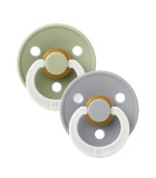 Πιπίλες Καουτσούκ 18-36 μηνών Glow Sage/Cloud 2τμχ BIBS