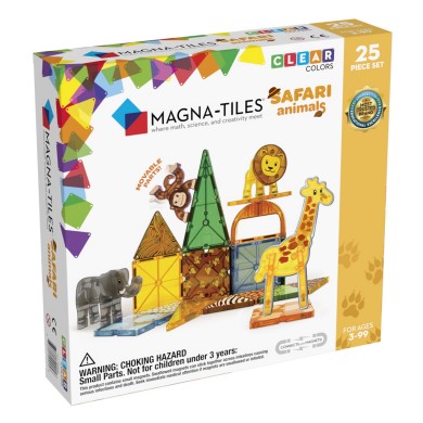 Μαγνητικό Παιχνίδι Safari Animals 25τμχ MAGNA-TILES 
