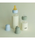Πλαστικό Μπιμπερό Μεσαίας Ροής Baby Blue 270ml BIBS