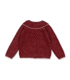 Πλεκτή ζακέτα - HOLIDAY KNIT CARDIGAN RED DAHLIA KONGES SLOJD