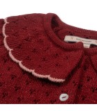 Πλεκτή ζακέτα - HOLIDAY KNIT CARDIGAN RED DAHLIA KONGES SLOJD