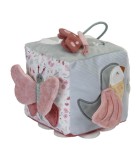 Υφασμάτινος κύβος δραστηριοτήτων Flowers & Butterflies LITTLE DUTCH Υφασμάτινος κύβος δραστηριοτήτων Flowers & Butterflies LITTLE DUTCH