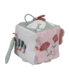Υφασμάτινος κύβος δραστηριοτήτων Flowers & Butterflies LITTLE DUTCH Υφασμάτινος κύβος δραστηριοτήτων Flowers & Butterflies LITTLE DUTCH
