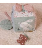 Υφασμάτινος κύβος δραστηριοτήτων Flowers & Butterflies LITTLE DUTCH Υφασμάτινος κύβος δραστηριοτήτων Flowers & Butterflies LITTLE DUTCH