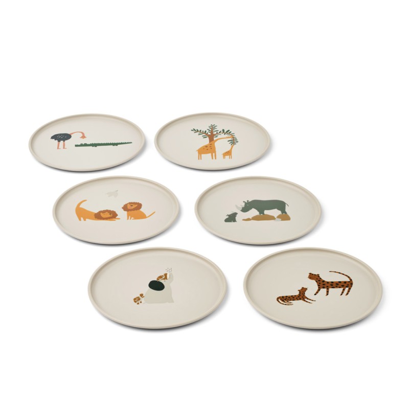 Σετ Πιατάκια PET All Together Sandy 6τμχ LIEWOOD Σετ Πιατάκια PET All Together Sandy 6τμχ LIEWOOD