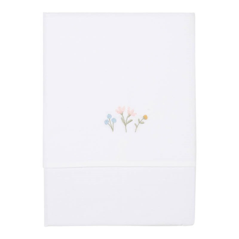 Σεντόνι για λίκνο με κέντημα Flowers & Butterflies 70 x 100 LITTLE DUTCH Σεντόνι για λίκνο με κέντημα Flowers & Butterflies 70 x 100 LITTLE DUTCH