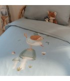 Παπλωματοθήκη και Μαξιλαροθήκη Denim Blue 140x200 + 60x70 LITTLE DUTCH Παπλωματοθήκη και Μαξιλαροθήκη Denim Blue 140x200 + 60x70 LITTLE DUTCH