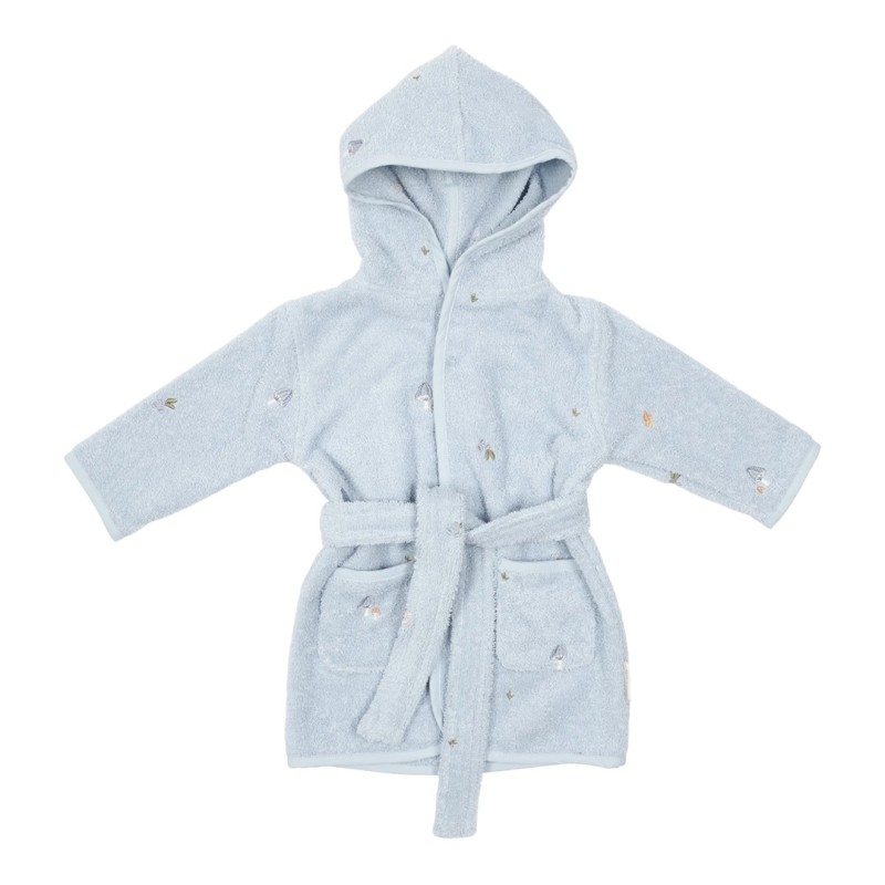 Μπουρνούζι με Κέντημα Blue - No 98/104 LITTLE DUTCH Μπουρνούζι με Κέντημα Blue - No 98/104 LITTLE DUTCH