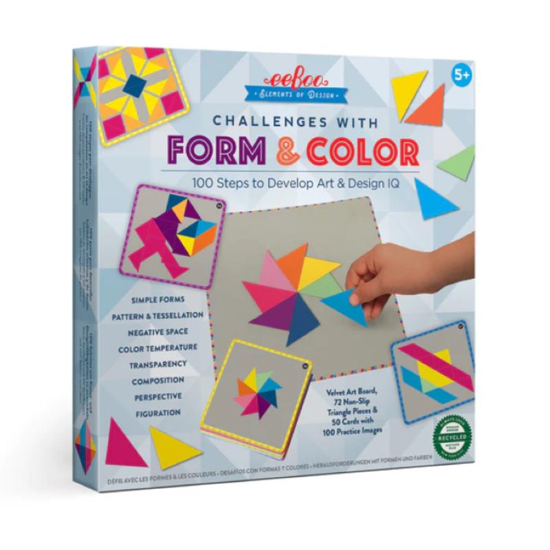 Επιτραπέζιο παιχνίδι σχεδιασμού Challenges with Form and Color EEBOO Επιτραπέζιο παιχνίδι σχεδιασμού Challenges with Form and Color EEBOO