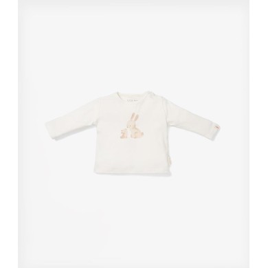 Μπλουζάκι Μακρυμάνικο Baby Bunny White 62 - 74  LITTLE DUTCH
