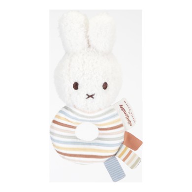 Υφασμάτινη κουδουνίστρα Miffy Sunny Stripes LITTLE DUTCH NIJN861